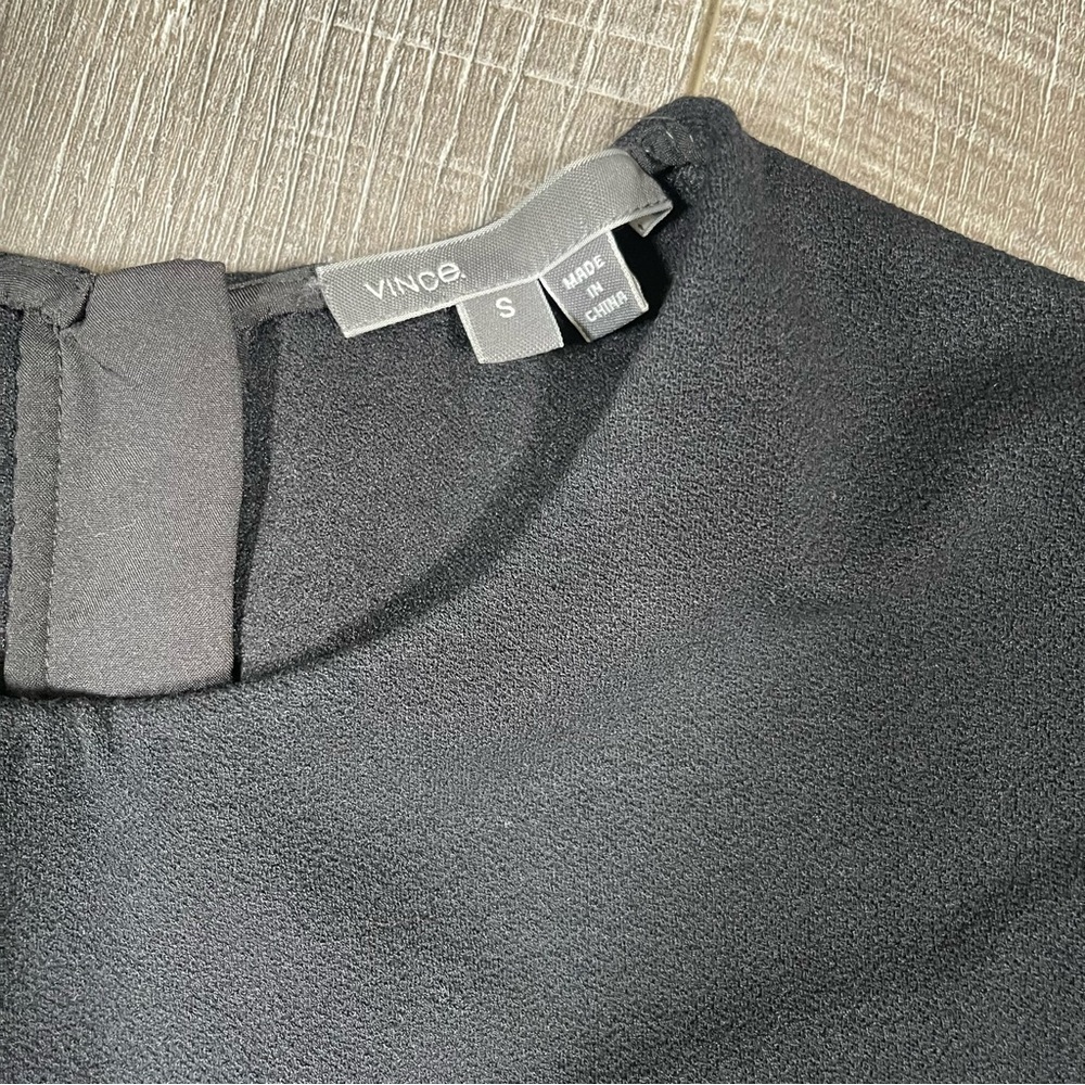 VINCE MIDI Dress Black Size S - Picture 3 of 8